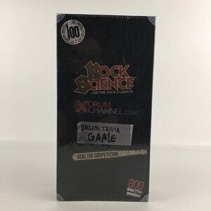 Rock Science Drum Trivia Game Rock Alliance Beat The Competiton New Sealed